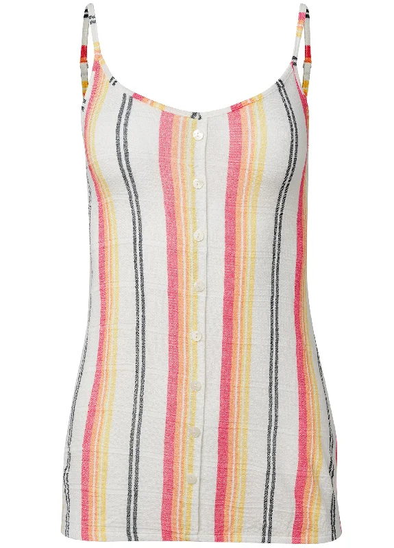 Striped tank - White Multi