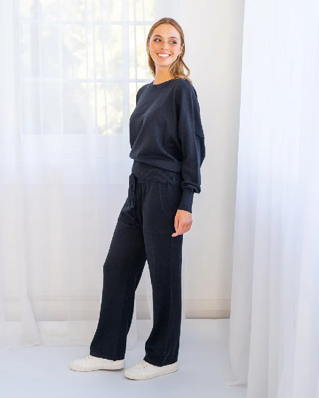 Kelsey Lounge Pant - Black