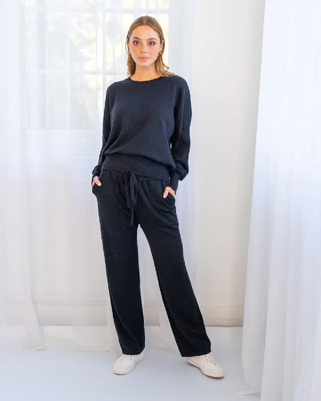 Kelsey Lounge Pant - Black