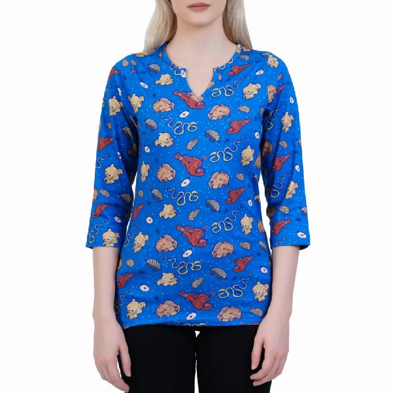 Ocean Creatures Tunic Top