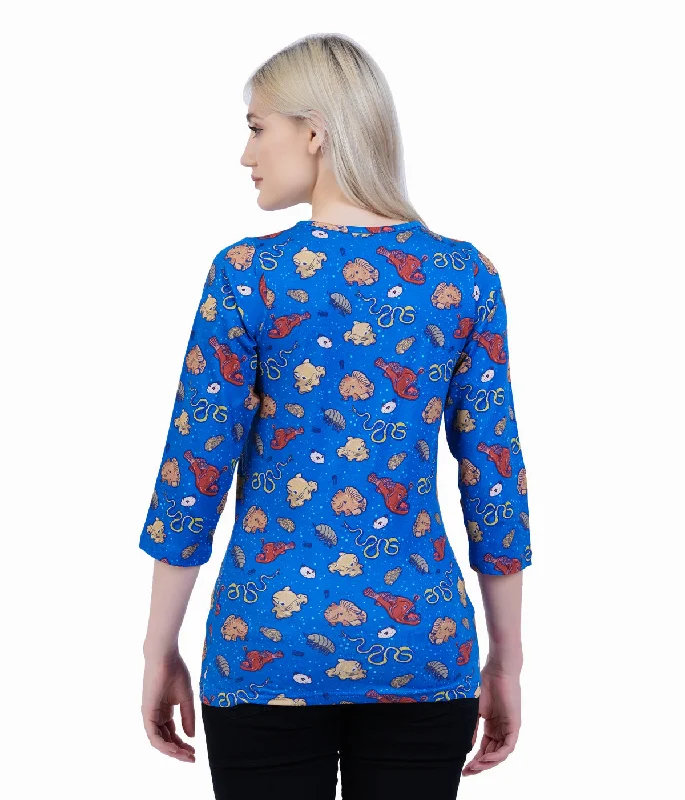 Ocean Creatures Tunic Top