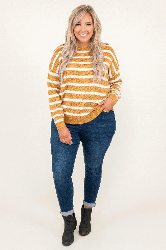 Piece Of Mind Sweater, Mustard