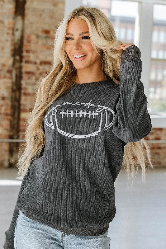 Tyler Textured Football Sweatshirt | S-2XL | PRE ORDER