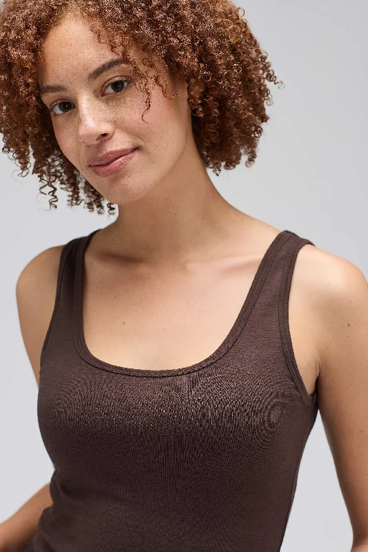 Women's Merino Rib Tank